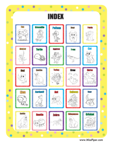 Color the Animals: A Fun Kids Activity Book with Free Printables