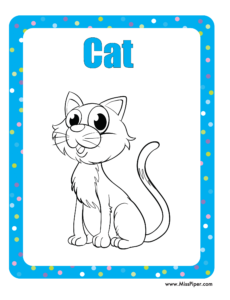 Color the Animals: A Fun Kids Activity Book with Free Printables