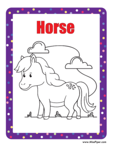 Color the Animals: A Fun Kids Activity Book with Free Printables