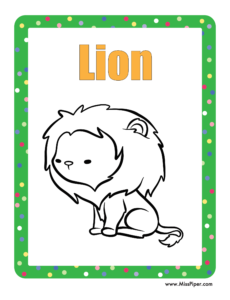 Color the Animals: A Fun Kids Activity Book with Free Printables