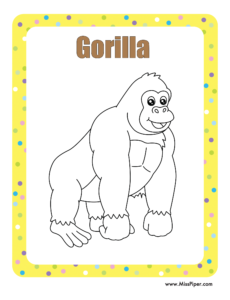 Color the Animals: A Fun Kids Activity Book with Free Printables