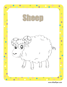 Color the Animals: A Fun Kids Activity Book with Free Printables