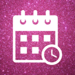 100+ Free Pink Glitter Aesthetic App Icons - MissPiper.com - App Icons Aesthetic