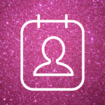 100+ Free Pink Glitter Aesthetic App Icons - MissPiper.com - App Icons Aesthetic