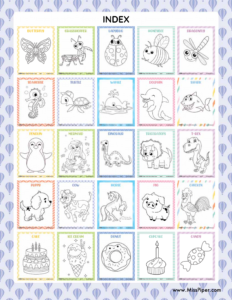 25 Free Printable Coloring Pages for Kids