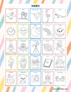 Free Printable Coloring Book for Kids