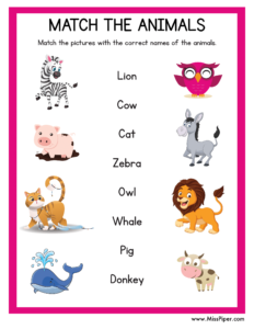 Fun Animal Activities for Kids - Free Printables Explore the Animal Kingdom with Exciting Activities Kids are naturally curious about animals. This Animal Activities Blog is designed to provide a variety of fun and educational activities that will engage children and teach them about the fascinating world of animals. From coloring and puzzles to educational games, these activities are perfect for home or classroom use. The activities include free printables to make learning about animals both easy and enjoyable.