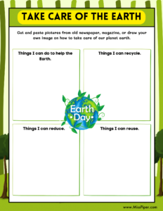 Happy Earth Day Activity Book for Kids - Free Printables