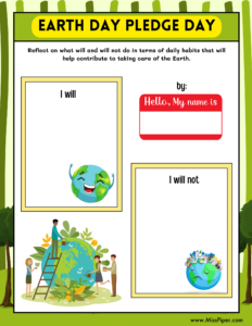 Happy Earth Day Activity Book for Kids - Free Printables