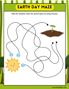 Happy Earth Day Activity Book for Kids - Free Printables