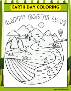 Happy Earth Day Activity Book for Kids - Free Printables