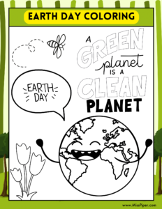 Happy Earth Day Activity Book for Kids - Free Printables