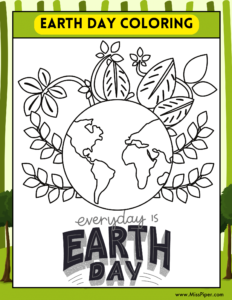 Happy Earth Day Activity Book for Kids - Free Printables