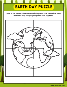 Happy Earth Day Activity Book for Kids - Free Printables