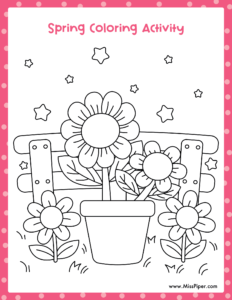 Free Spring Activity Worksheets for Kids