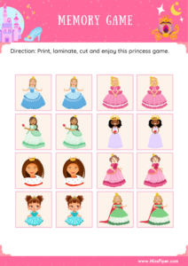 Princess Activities for Kids: Free Printable Kids Activity Books