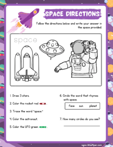 Space Activities Activity Book for Kids - Free Printables Explore the Universe with Fun Space Activities Space is full of wonders that captivate the imagination of kids. With this Space Activities Activity Book, children can embark on a journey through the stars. This kids activity book is filled with exciting activities that are both fun and educational.