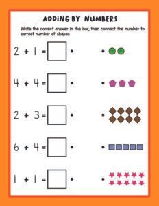 Addition 10 - Free Printable worksheets