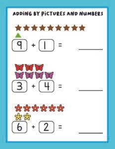 Addition 12 - Free Printable worksheets