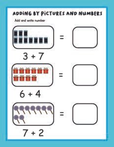 Addition 14 - Free Printable worksheets
