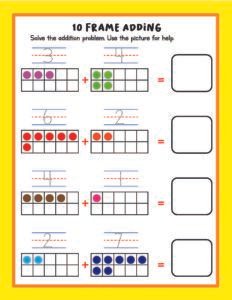 Addition 22 - Free Printable worksheets