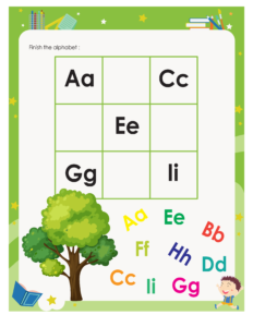 Alphabet Activities Worksheets - Free Printables (10)