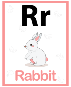 Alphabet Identification Worksheets - Free Printables - R for Rabbit