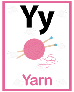 Alphabet Identification Worksheets - Free Printables - Y for Yarn