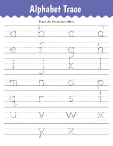 Alphabet Trace - Free Printables -04