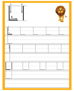 Alphabet Trace and Write Worksheets - Free Printables for Alphabet L