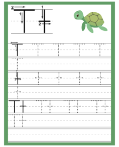 Alphabet Trace and Write Worksheets - Free Printables for Alphabet T