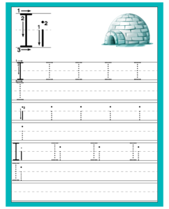 Alphabet Trace and Write Worksheets - Free Printables for Alphabet I