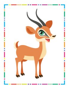 Animal Decorations-088 - Animal Posters - Free Printable worksheets for kids