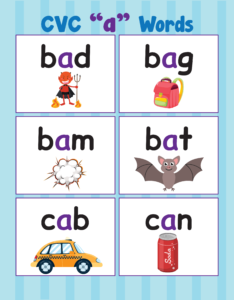 CVC Words Worksheets (1)