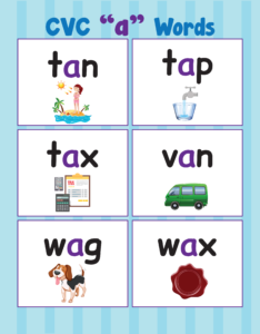 CVC Words Worksheets (8)