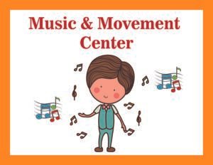 Music and Movement Center Signs Free Printable 28