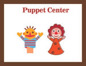 Puppet Center Signs Free Printable 32