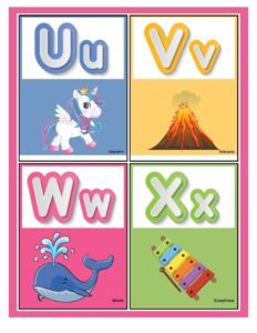 Classroom Alphabets Flash Cards Free Printable 33