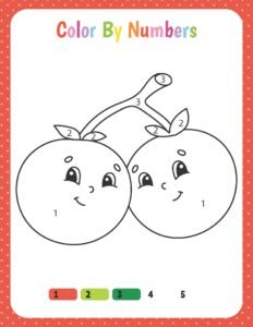 Color by Numbers 03 - Free Printable worksheets