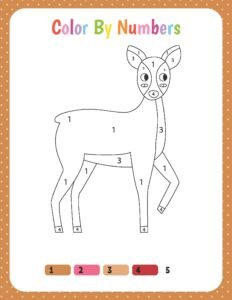 Color by Numbers 19 - Free Printable worksheets
