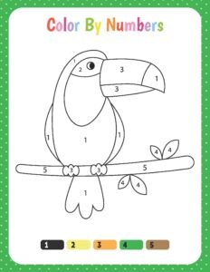 Color by Numbers 21 - Free Printable worksheets