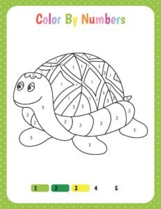 Color by Numbers 24 - Free Printable worksheets