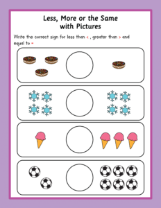 Comparing-13 - Free Printable worksheets