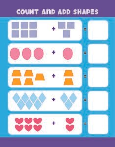 Count and Add 02- Free Printable worksheets
