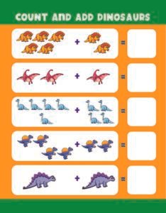 Count and Add 04- Free Printable worksheets