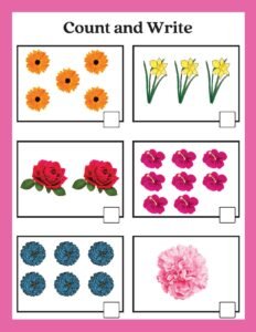Count and Write_Page_01- Free Printable worksheets