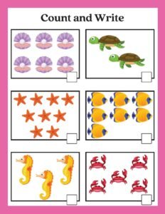 Count and Write_Page_05- Free Printable worksheets