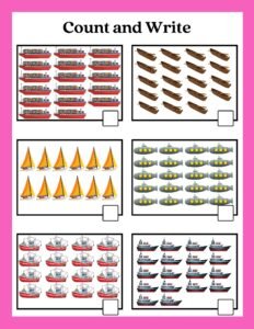 Count and Write_Page_15- Free Printable worksheets