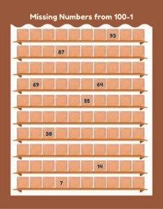 Counting Backwards_Page_24- Free Printable worksheets