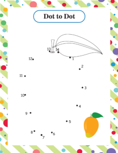 Dot to Dot Worksheets - Free Printables (4) mango